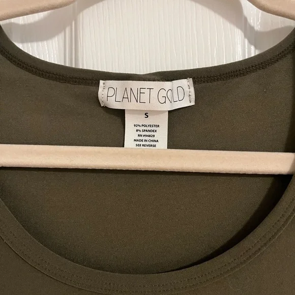 Planet Gold Shirt Dress - Picture 3 of 5